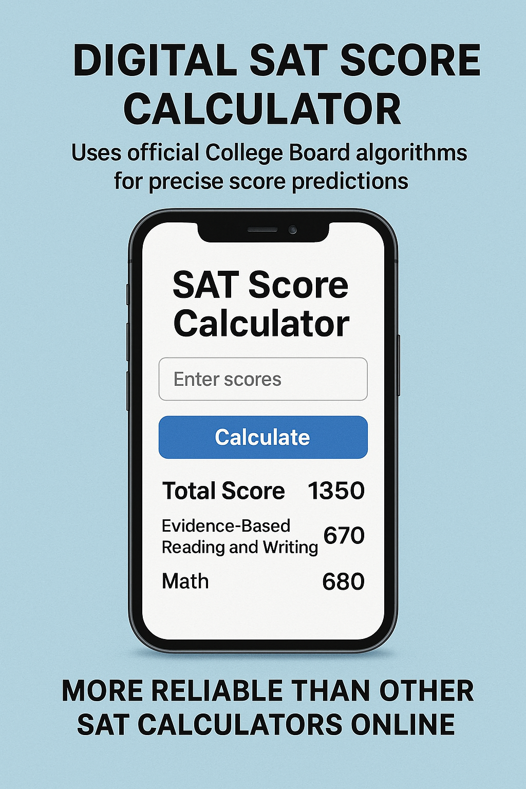 Most Accurate SAT Calculator